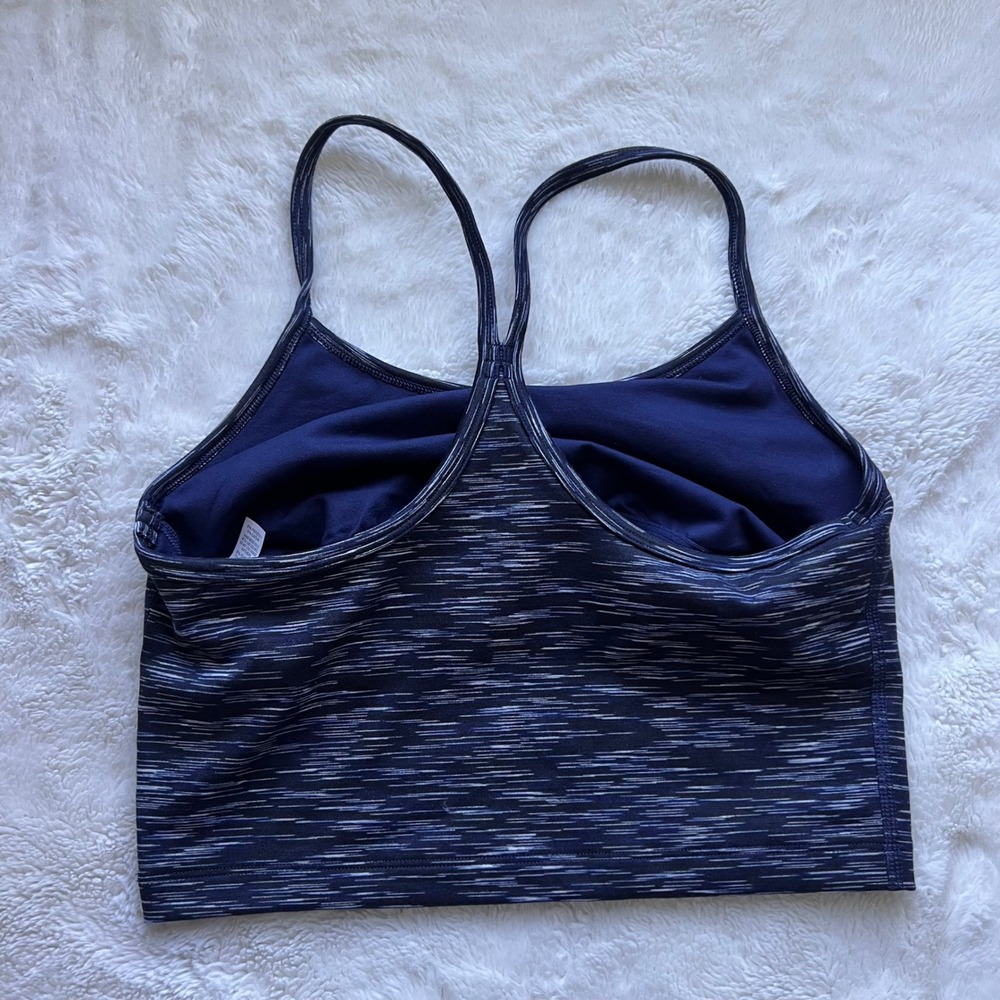 OFFLINE by Aerie The Hugger Recharge Space Dye Sports Bra Navy Blue Small - Picture 4 of 9